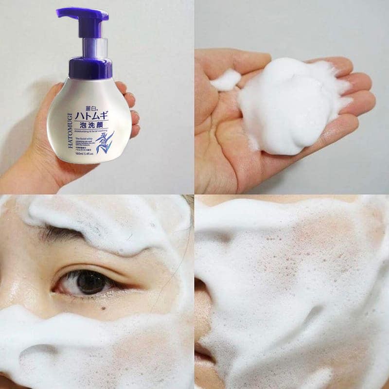 Sữa rửa mặt Ý Dĩ Hatomugi 130g/170g.