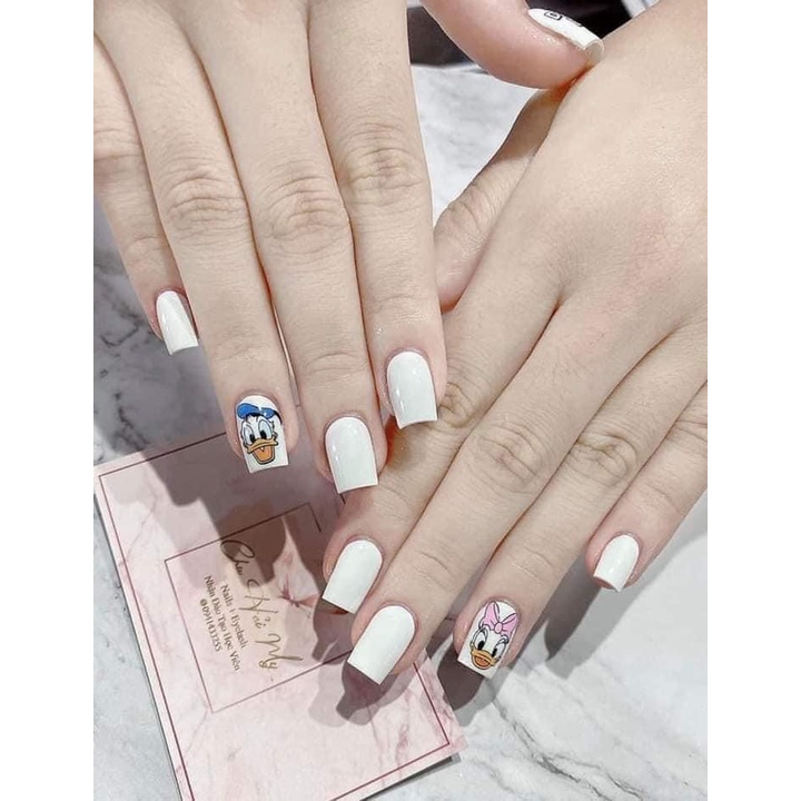 Stick nail mẫu vịt donal siêu cute