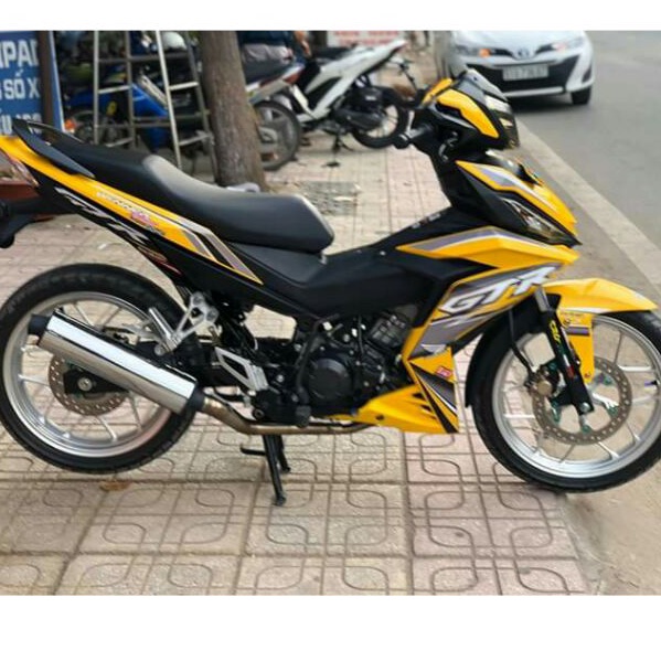 Tem rời honda winner 150 GTR dán xe vàng