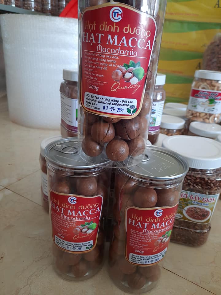 [500g] Hạt Macca sấy tách lức còn vỏ - hạt dinh dưỡng