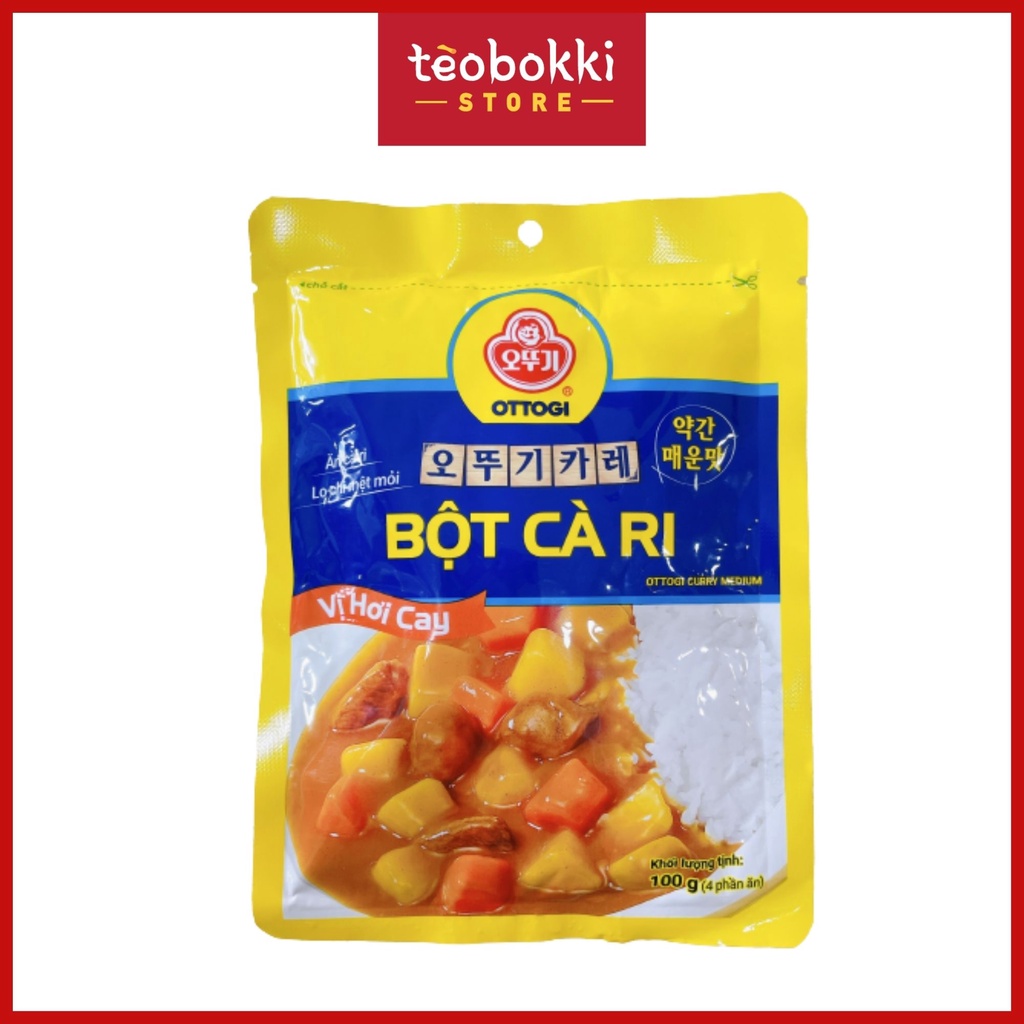Bột Cà Ri Hơi Cay Ottogi 100g
