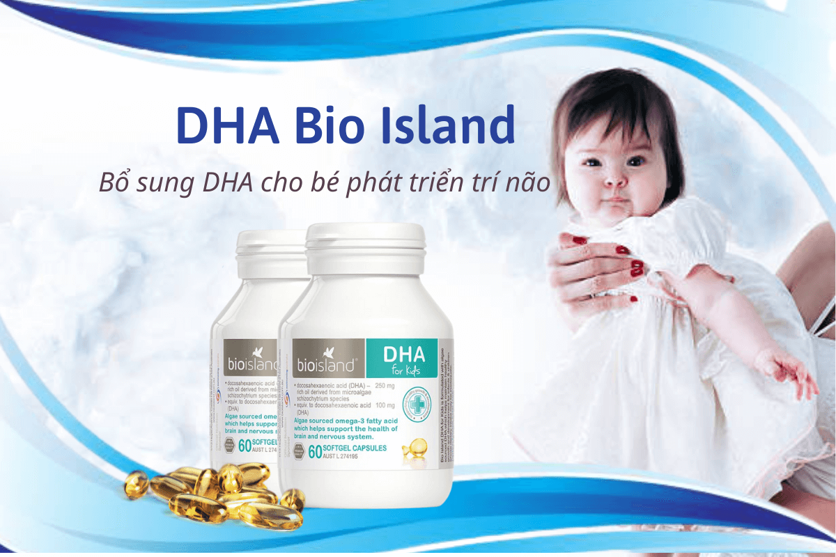 [FREESHIP - MẪU MỚI] Bioisland DHA For Kid -Úc DHA Cho Bé 60 Viên