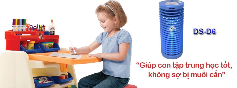 Đèn bắt muỗi cao cấp Đại Sinh DS - D6 (Xanh)