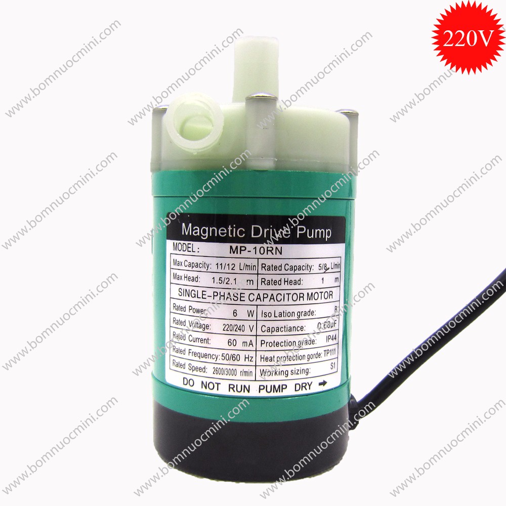 Máy Bơm Hóa Chất 220V MP-10RN (11L/P) Kiểu Dáng IWAKI