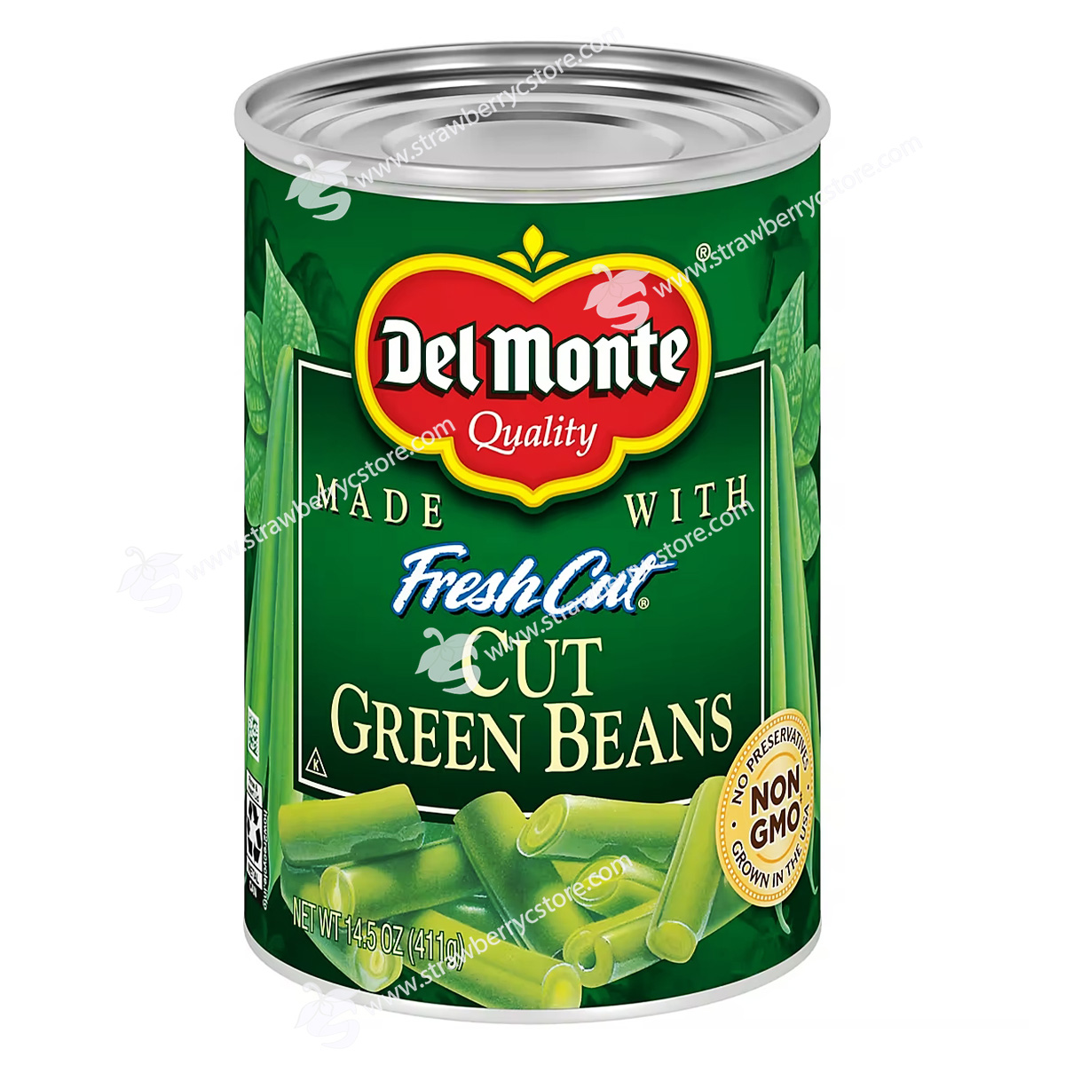 Đậu hà lan / cove cắt đoạn del monte blue lake® cut green beans canned vegetables, hộp 411g