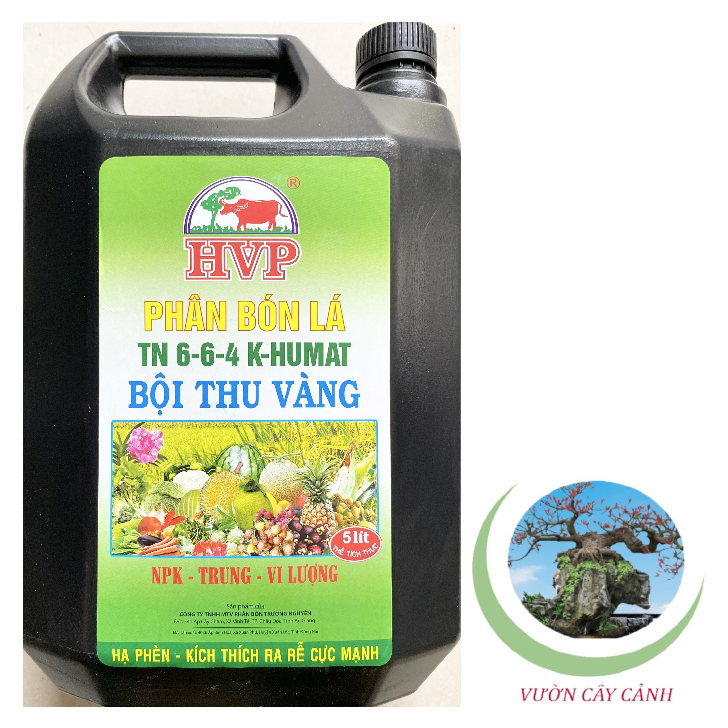 Hvp phân bón lá - tn 6-6-4 k-humat - #235a# 5 lít