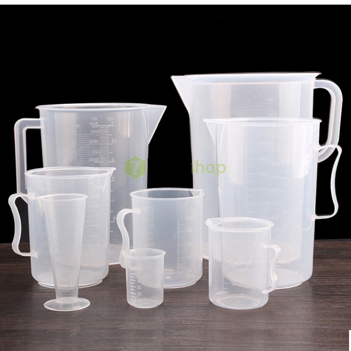 Ca đong nhựa chia vạch ML nhiều kích cỡ