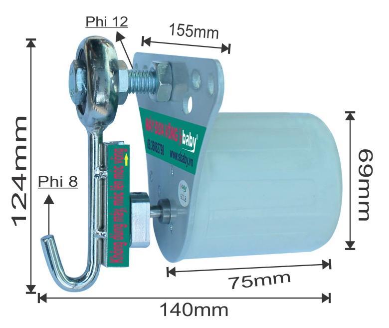 Máy đưa võng trẻ em tự động cao cấp Livorno LVR-01 - CẢ BỘ - Sản phẩm dành cho khách LẦN ĐẦU mua sử dụng cho bé