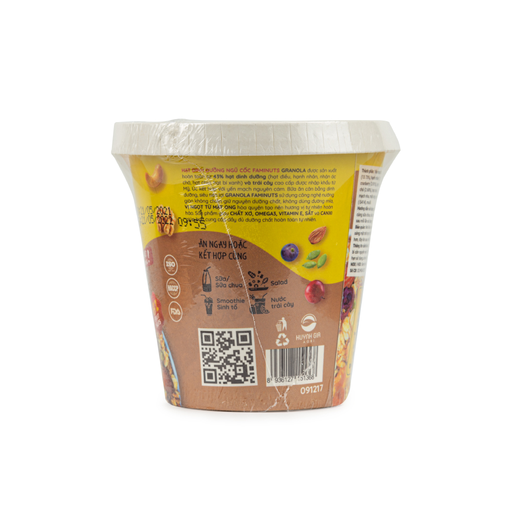 [HCM]Hạt Dinh Dưỡng Ngũ Cốc Granola - Fami Nuts