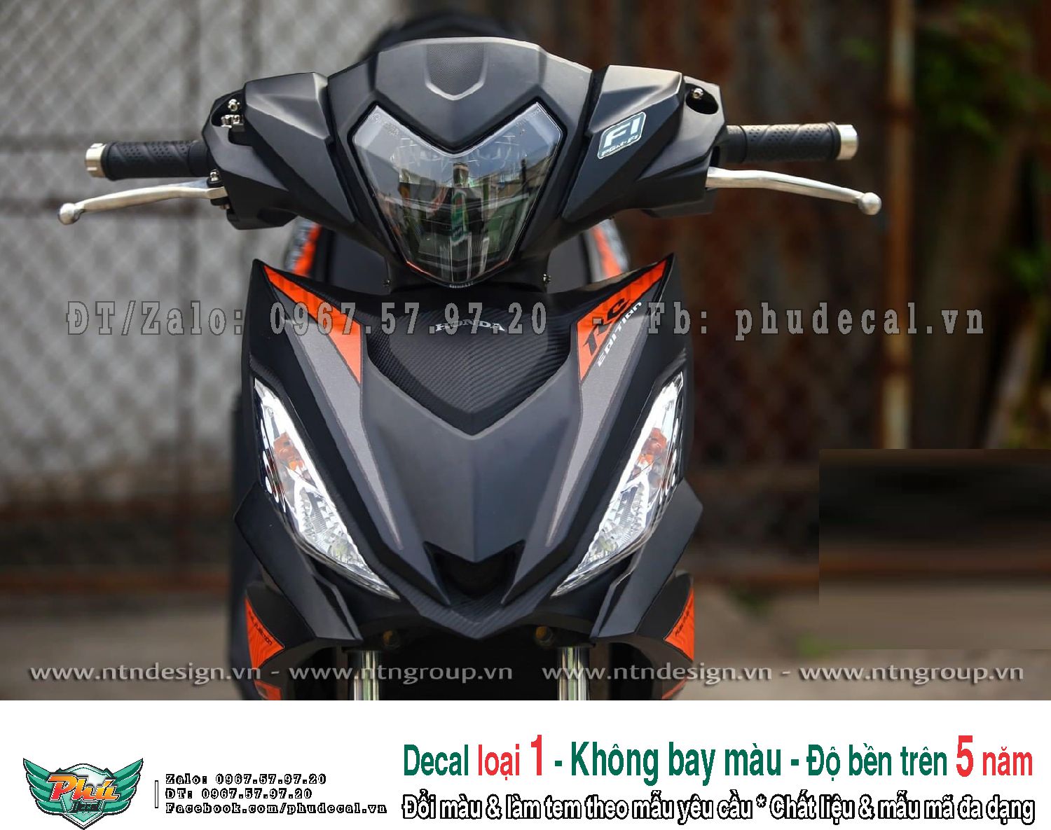 Tem rời Winner Rs Cam đen nhám (a)