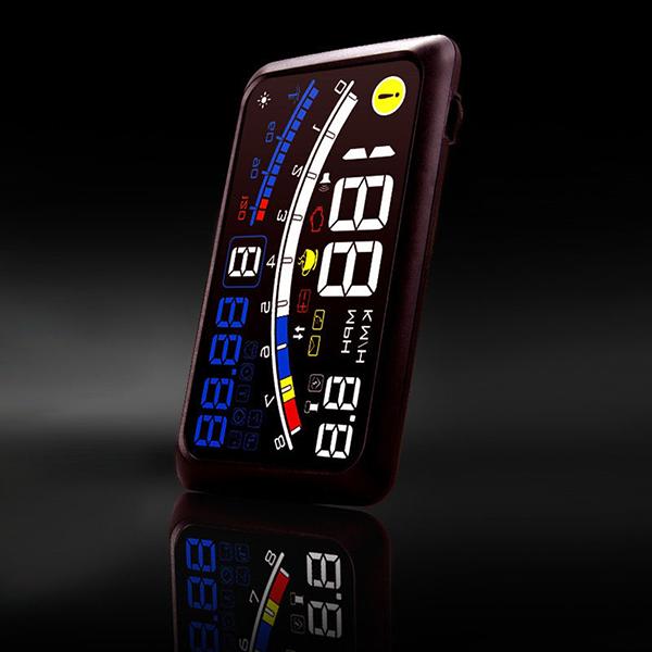HUD A8S Hiển thị tốc độ lên kính lái