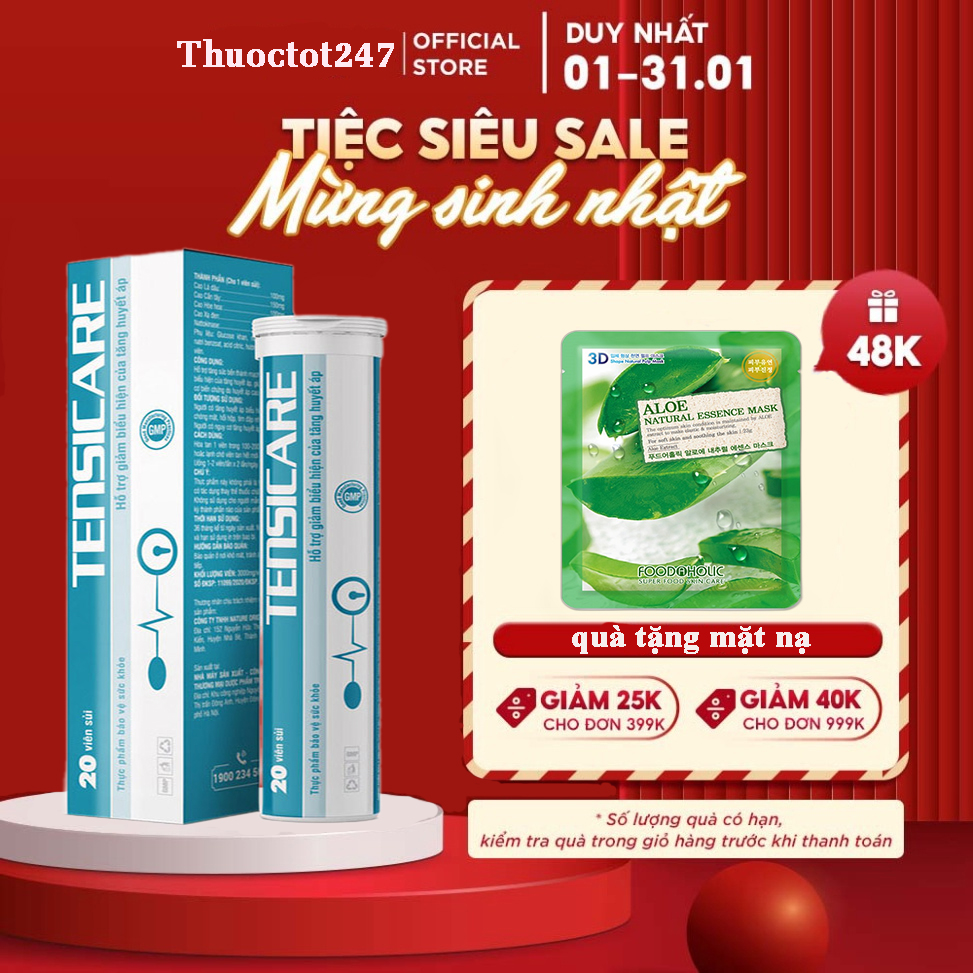 Tensicare giá ưu đãi