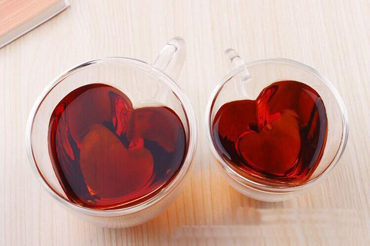 Ly trái tim thủy tinh cao cấp siêu dễ thương