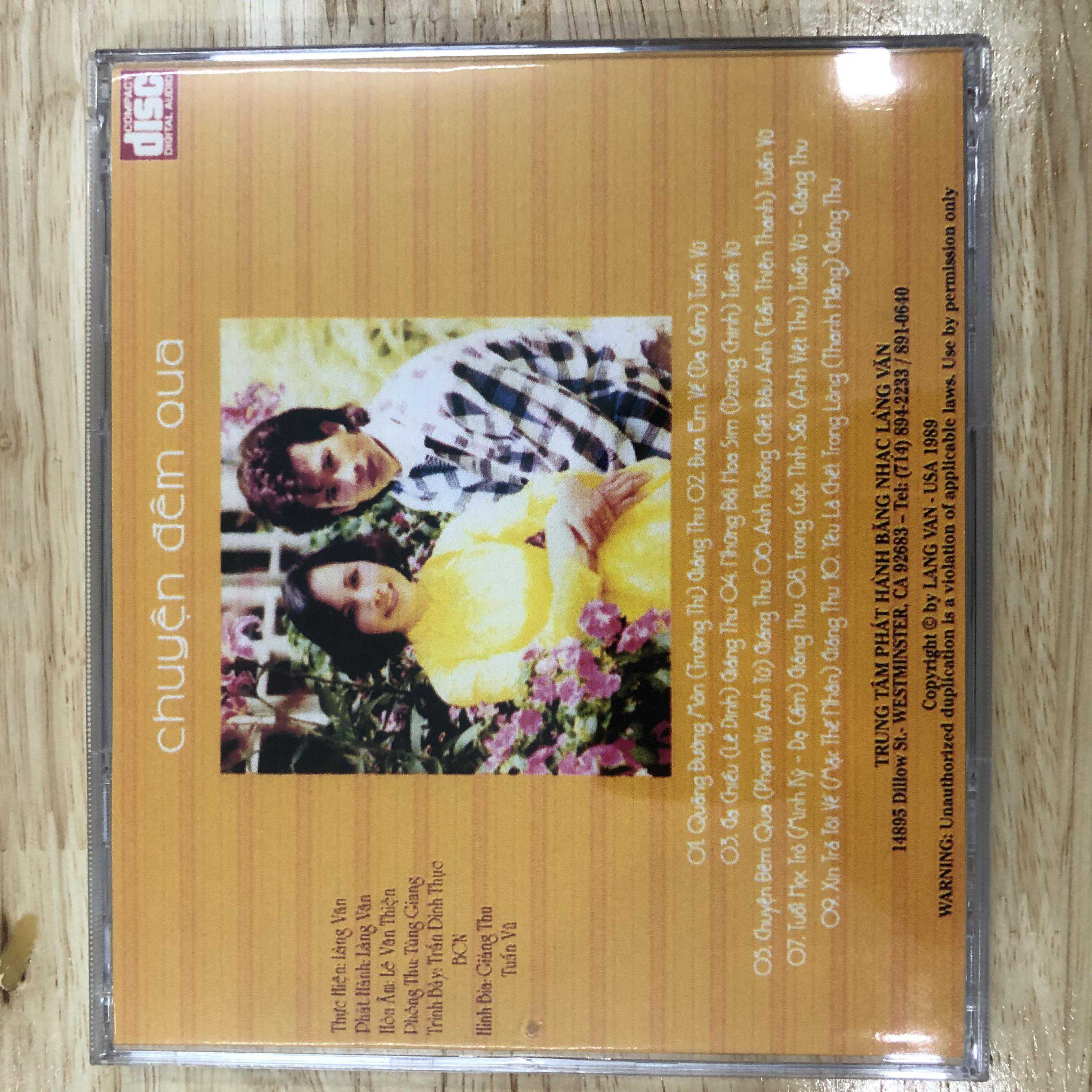 [HCM]CD Chuyện Đêm Qua - Giáng Hồng Tuấn Vũ - Làng Văn CD