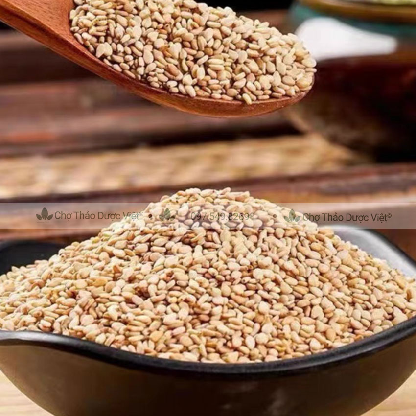 Hạt mè vàng hữu cơ 500g ( Vừng vàng khô làm sốt mè rang thơm ngon) - Chợ Thảo Dược Việt