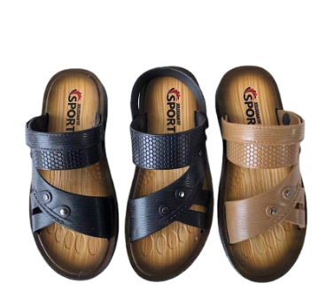 DÉP SANDAL NHỰA  GIẢ DA NAM(ĐẶT TĂNG LÊN 1 SIZE Ạ)