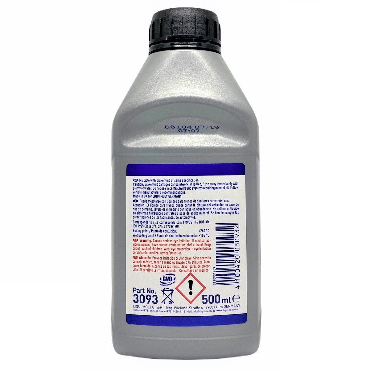 Dầu thắng DOT 4 cao cấp Liqui Moly 3093 - Tốc Độ 247