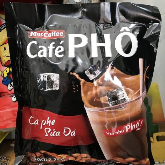 Cafe Phố Sữa Đá - Bịch 30 gói x 24g
