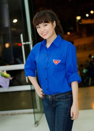 Áo sơ mi đoàn thanh niên nam nữ