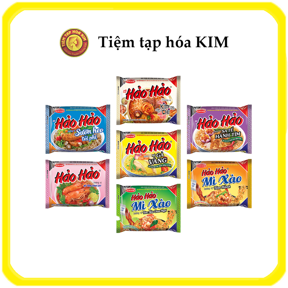 Mì tôm Hảo Hảo Acecook đủ các vị