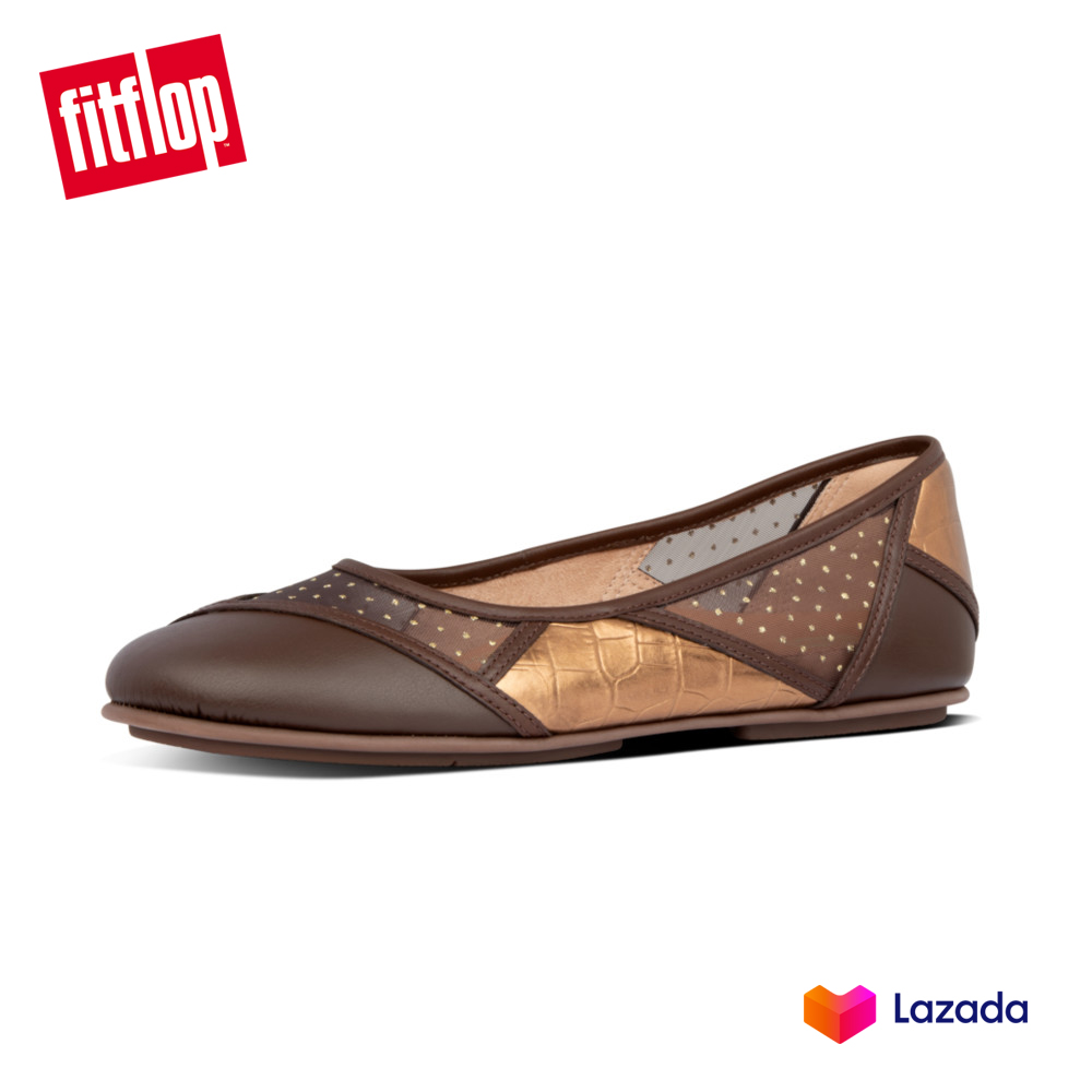 GIÀY BÚP BÊ NỮ FITFLOP AL1 -NÂU