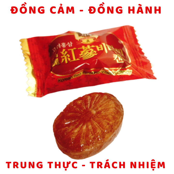 [HCM]Combo 2 gói kẹo sâm vitamin Hàn Quốc 200g