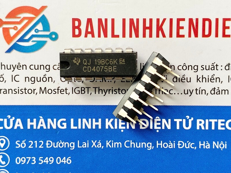 Cd4075be cd4075 4075 ic số dip14