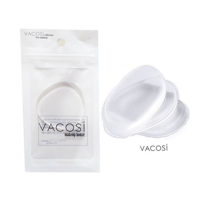 [Hàng chính hãng] Mút tán kem Silicon Vacosi Silisponge - Hình Giọt Nước