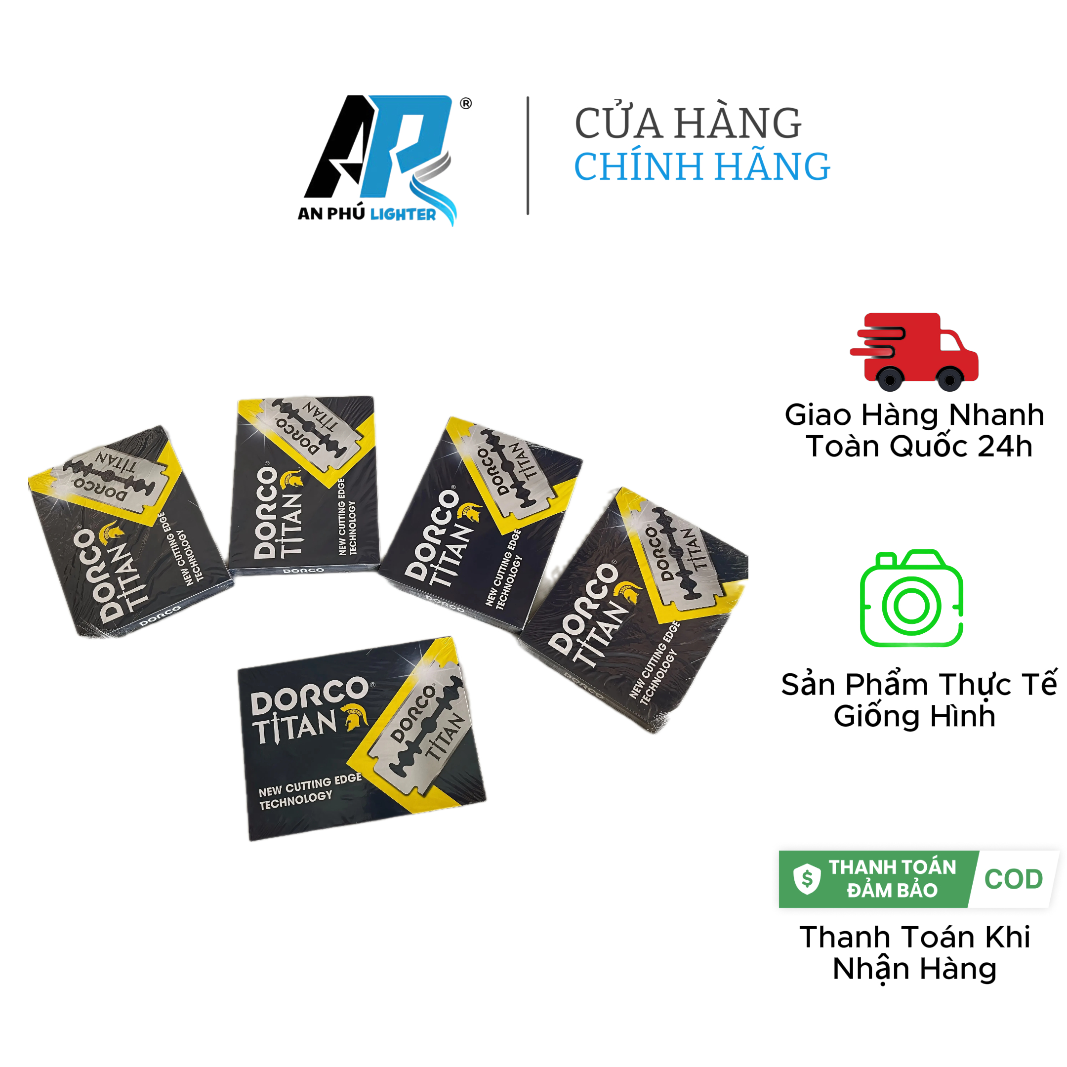 [ Free Ship ] [ CHÍNH HÃNG ] [ GIÁ BÁN DÙNG THỬ ] LƯỠI LAM DORCO TITAN