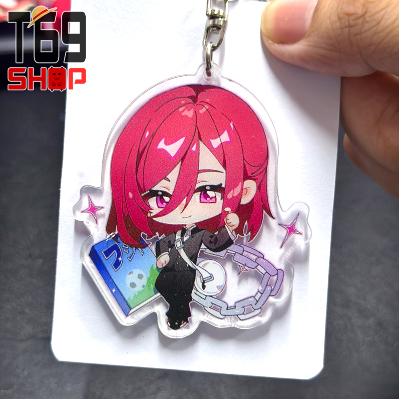 Móc khóa mica anime Blue Lock - Mẫu 2 (Loại cao cấp - Hình in ép giữa 2 mặt mica) [T69 Shop]
