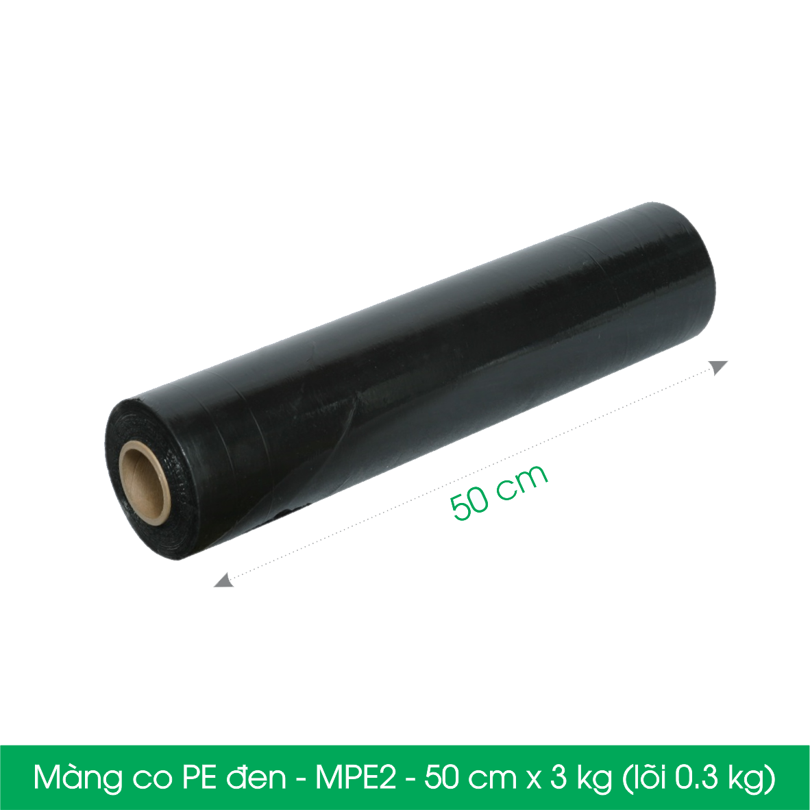 [HCM]PE ĐEN Rộng 5 tấc Nặng 3kg Lỗi 300gr Màng PE đen đóng gói hàng hóa