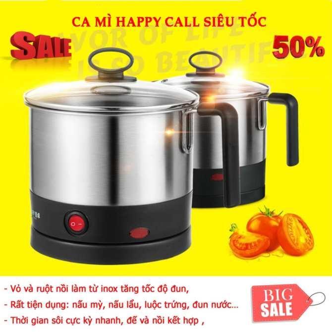 Ca Điện Nấu Mì Đa Năng Happy Call Hàn Quốc