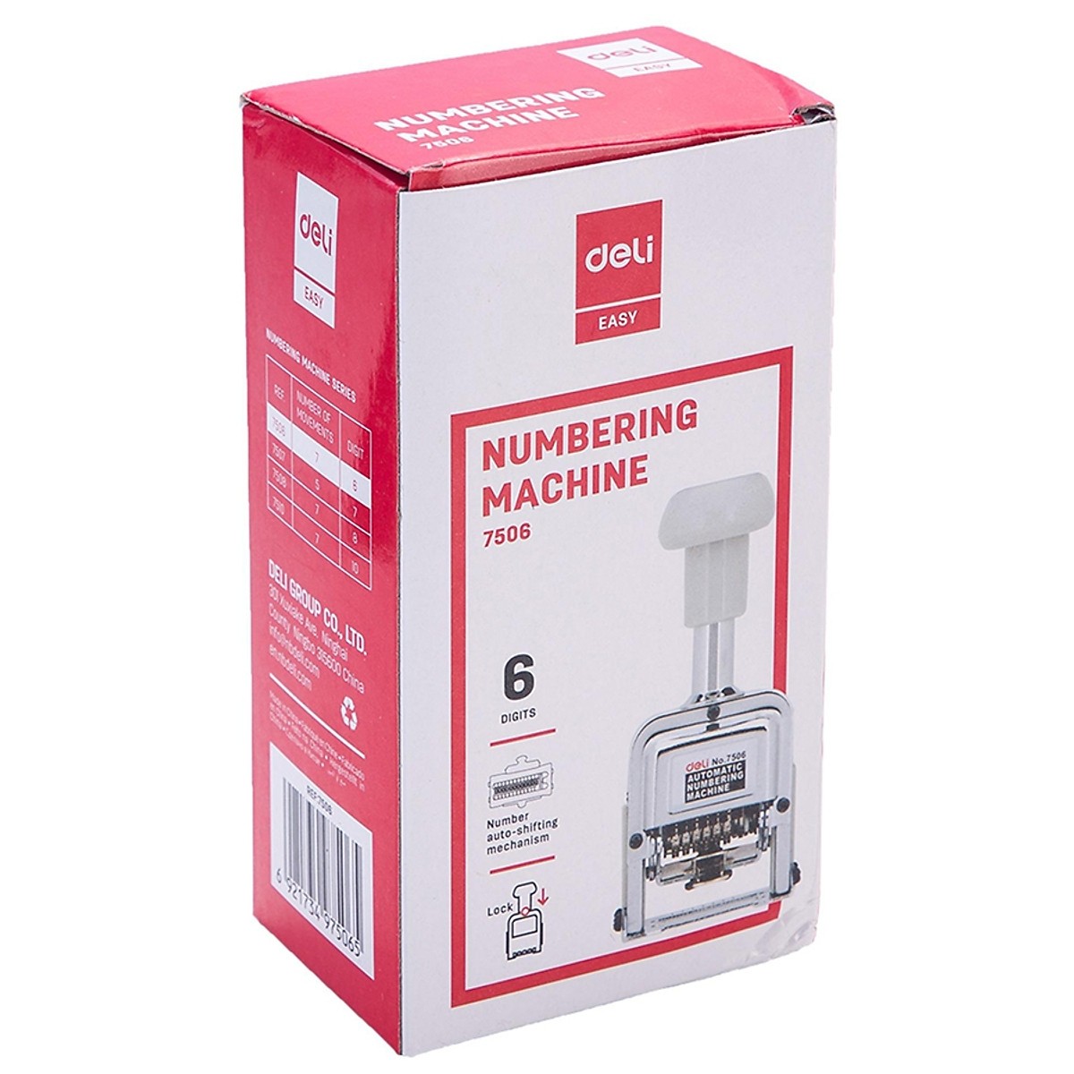 Dấu Nhảy 6 Số - Deli 7506