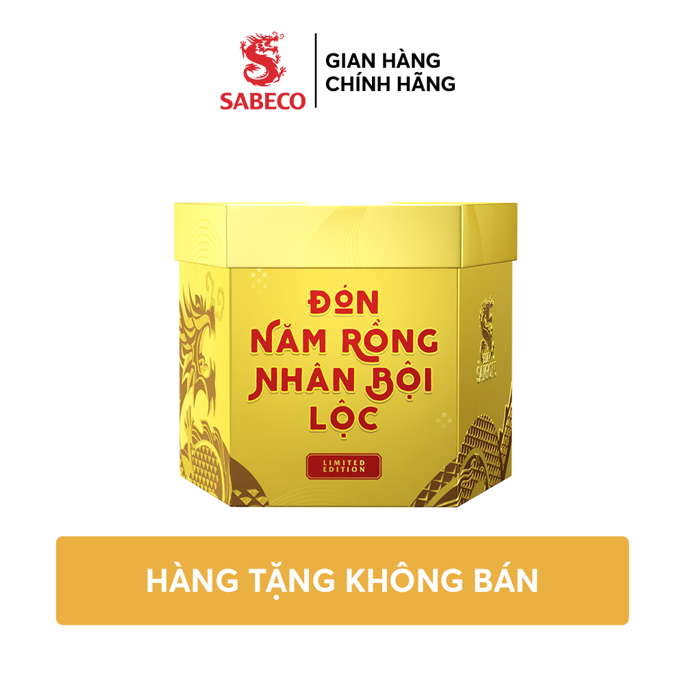 [Quà tặng] Hộp quà ngũ hành 5 lon Bia Saigon