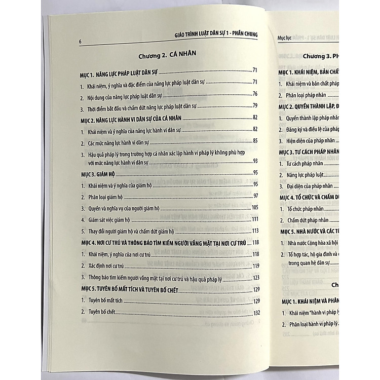 Sách - Giáo Trình Luật Dân Sự Tập 1 - Phần Chung (PGS.TS. Ngô Huy Cương)