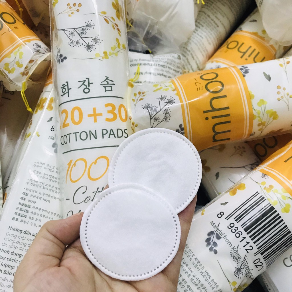 Combo 2 Bông tẩy trang Mihoo Cotton Pads