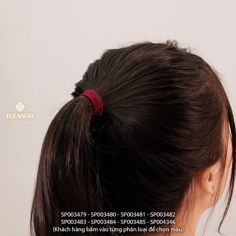 Dây buộc tóc nữ Eleanor Accessories dây cột tóc thun basic phụ kiện tóc 3479