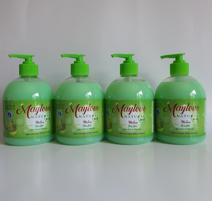 Combo 4 Chai Sữa rửa tay Maylove Dưa Lưới 500ml