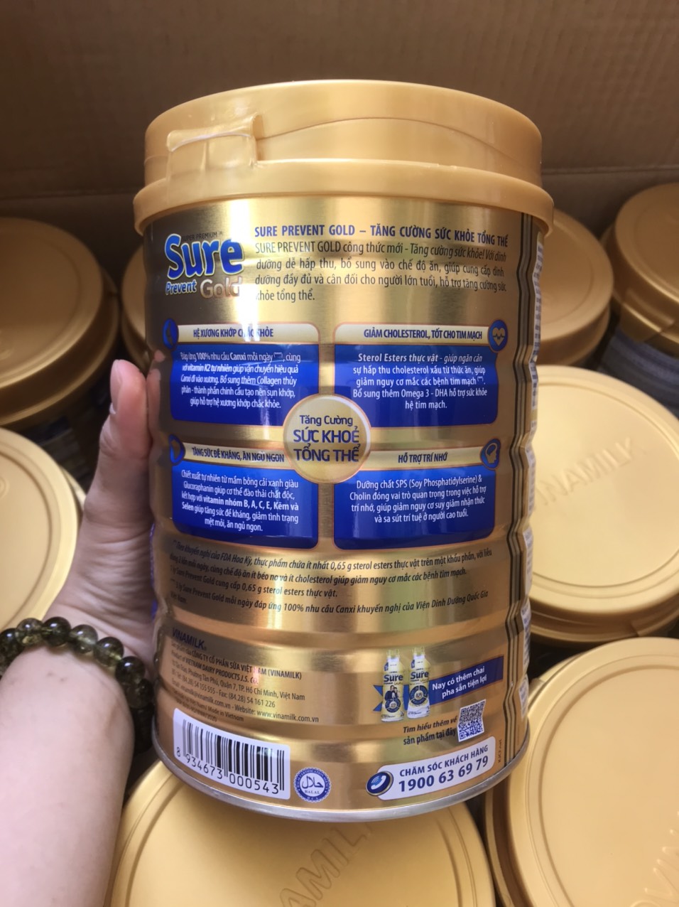 Sữa Sure Prevent Vinamilk 900g date mới 2024