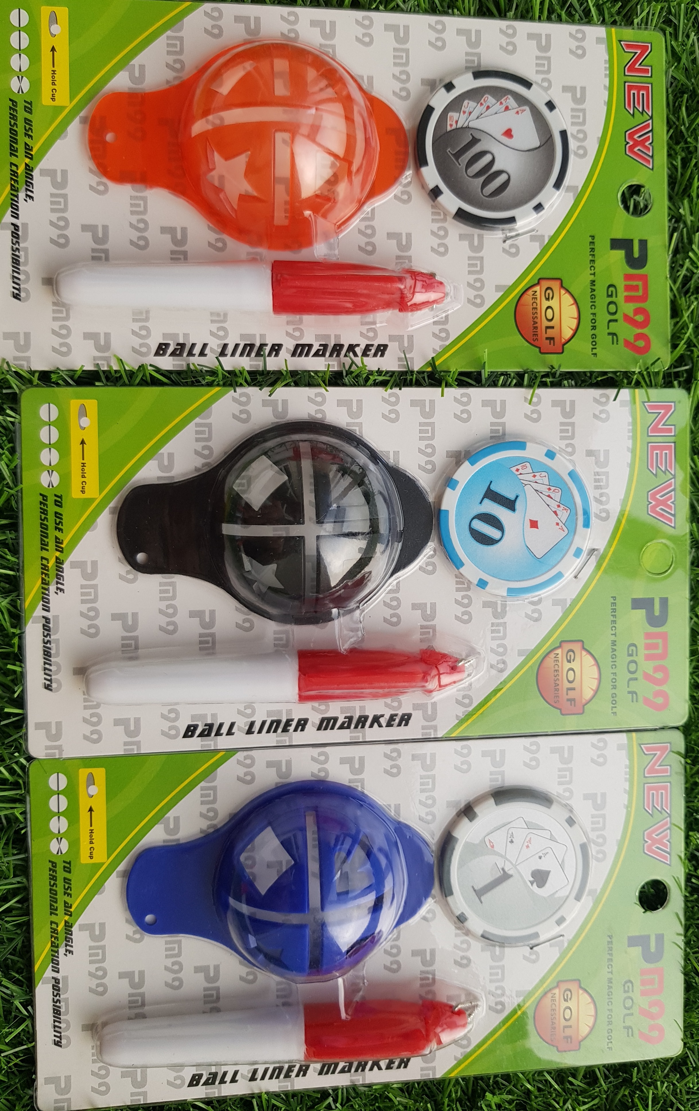 Kẻ Line Bóng Golf Nửa Quả(set 3 quả)