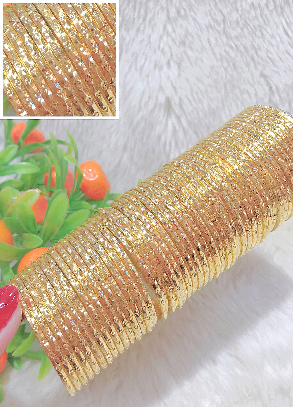 [Khuyến mãi lớn - Hàng mới về] Bộ vòng ximen vàng non 7 chiếc mạ vàng 18K cao cấp , vòng ximen bản 4 li khóa vàng thật giống vàng thật 99% ,cam kết không đen, không bay màu, đeo cực sang chảnh,trang sức nữ vàng, lắc tay nữ