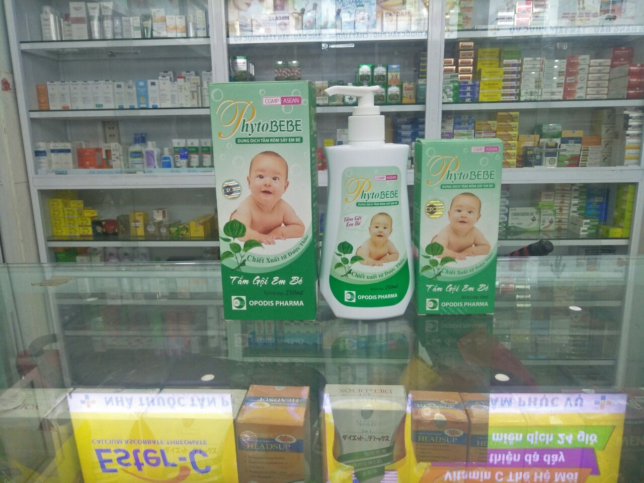 Dung dịch tắm rôm sảy em bé Phytobebe 250ml và 100ml