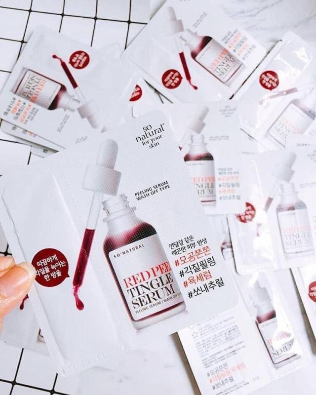 GÓI DÙNG THỬ THAY DA SINH HỌC - SAMPLE RED PEELING TINGLE SERUM