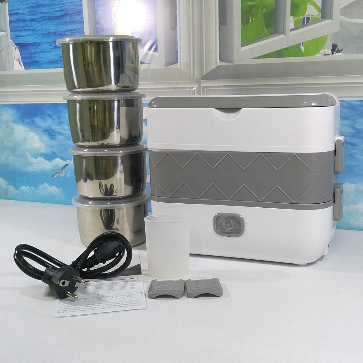 HỘP CƠM MINI ĐA NĂNG HÂM NÓNG THỰC PHẨM