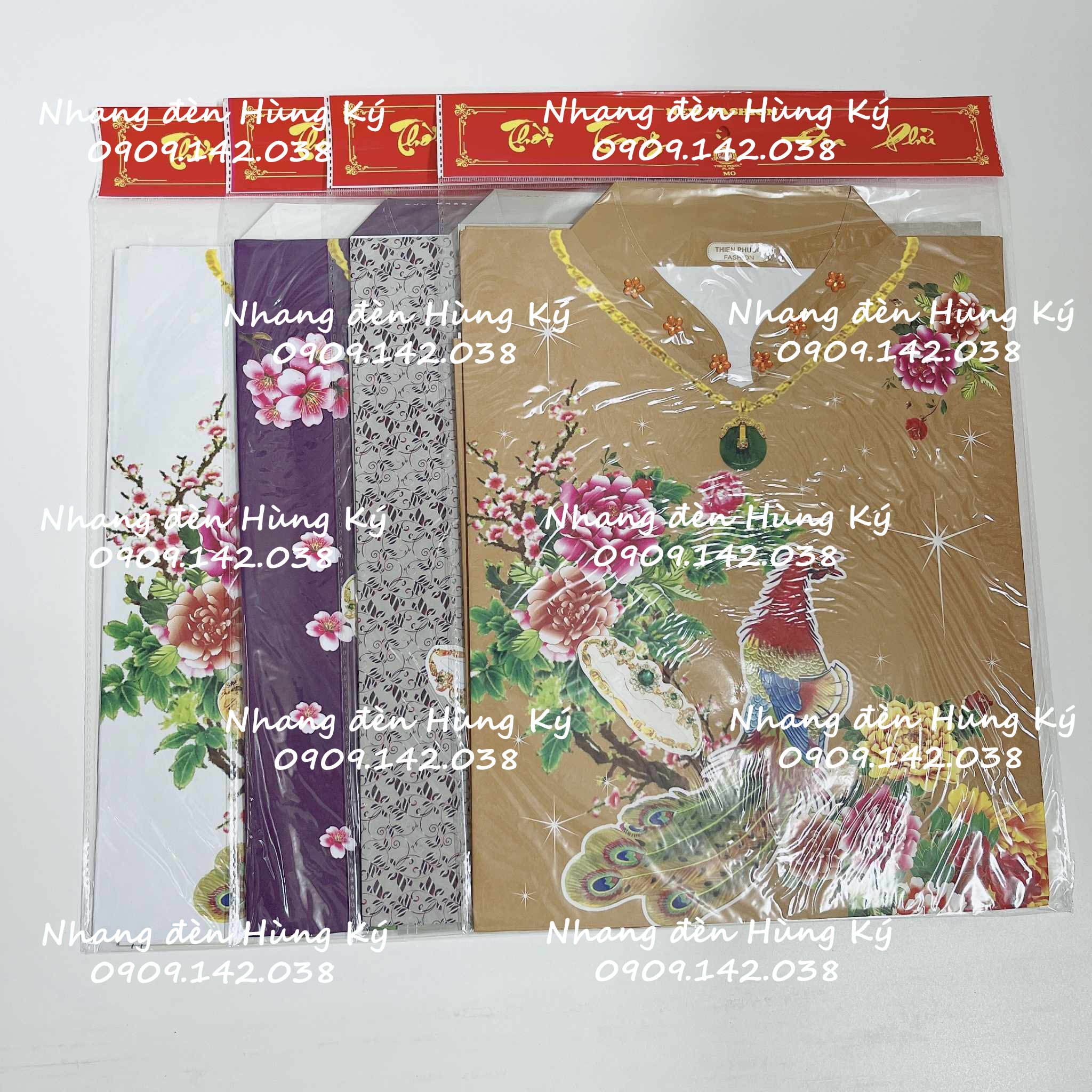 Hàng mã áo gấm ông - bà bịch loại đẹp giấy