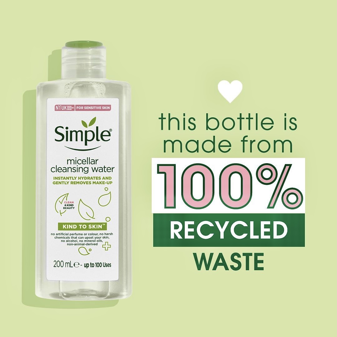 [HCM]NƯỚC TẨY TRANG CHO DA NHẠY CẢM SIMPLE 200ML