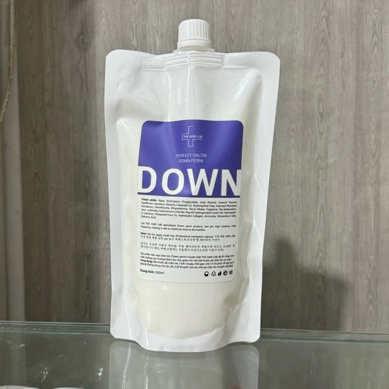 Kem ép side tóc Down Perm 500gr, cho cả nam và nữ, tạo kiểu tốt mùi thơm dễ chịu, tiết kiệm