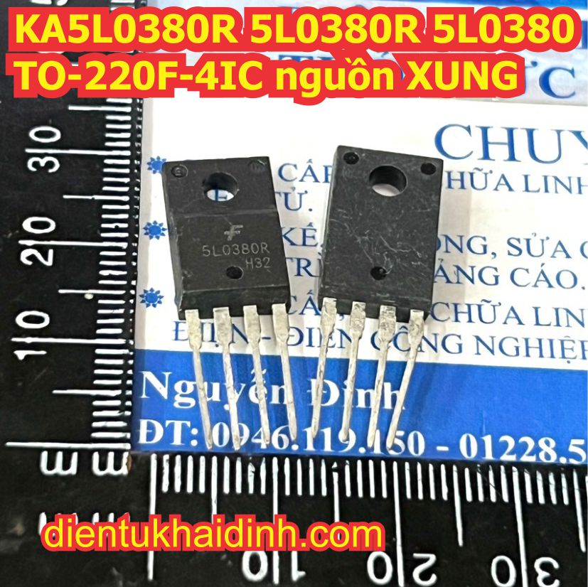 Ka5l0380r 5l0380r 5l0380 to-220f-4 ic nguồn xung kde1245