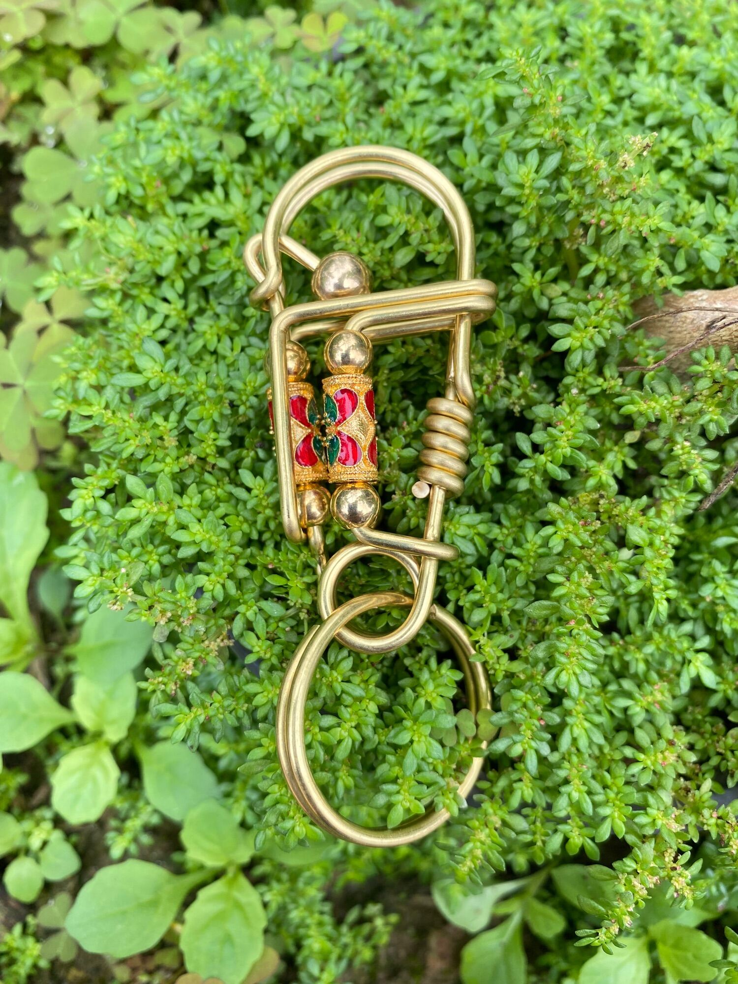 Móc khóa đồng handmade độc lạ