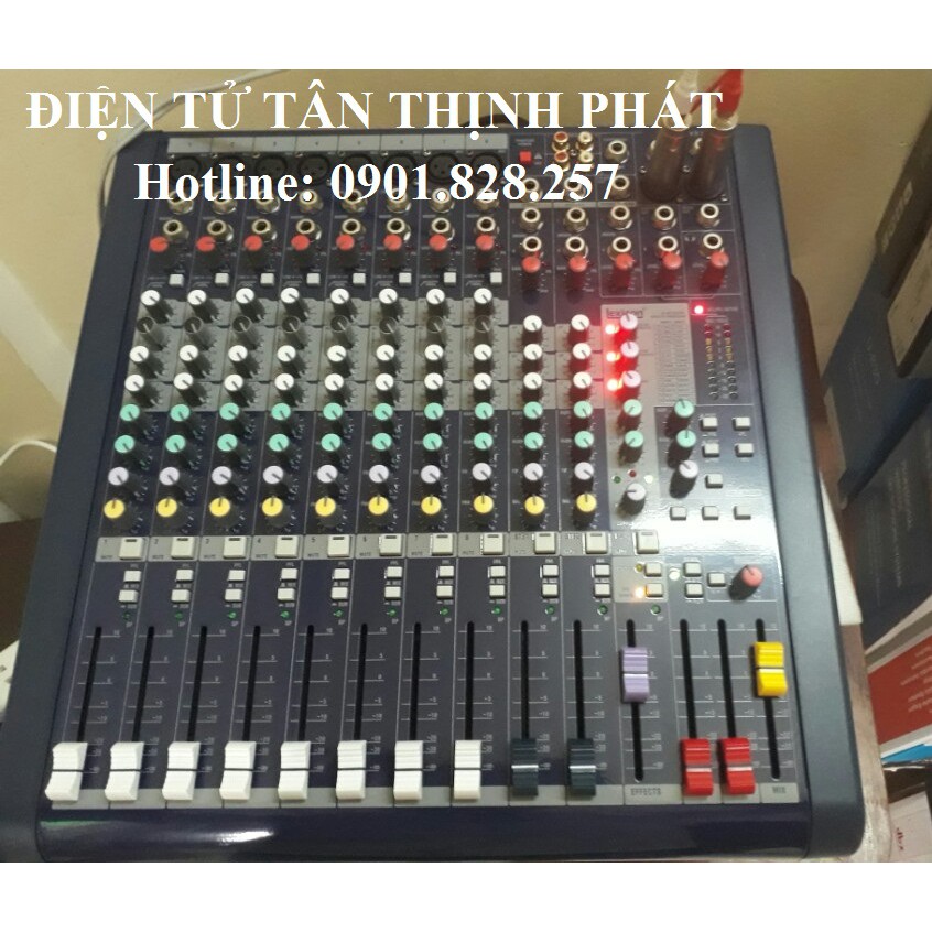 Bàn trộn mixer soundcraft 8 line hàng chuẩn cao cấp loại 1